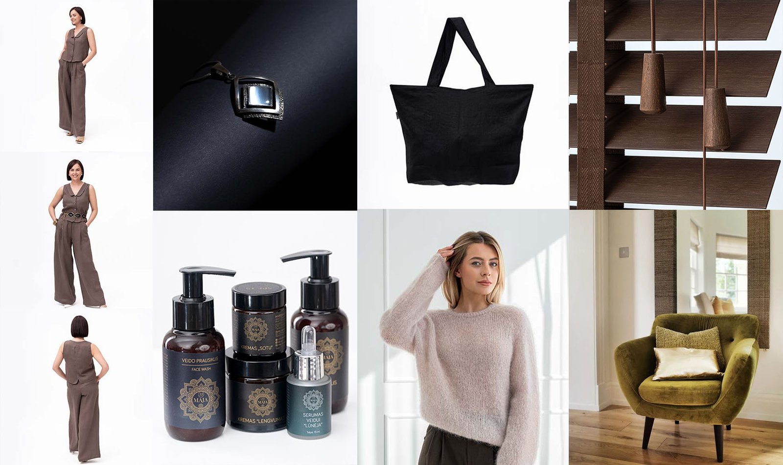 Įvairių prekių fotografija internetinėms svetainėms