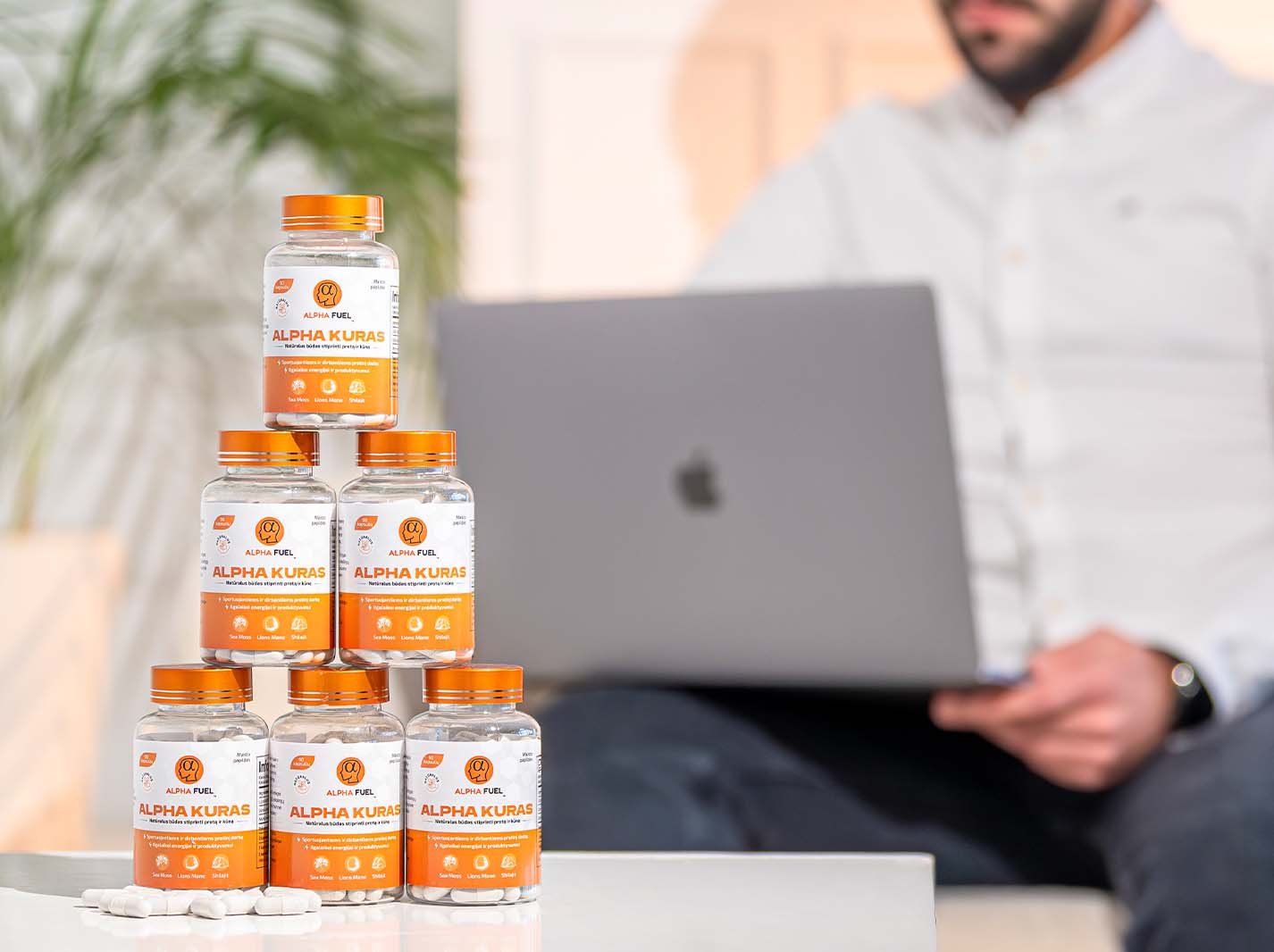 Maisto papildų fotografija